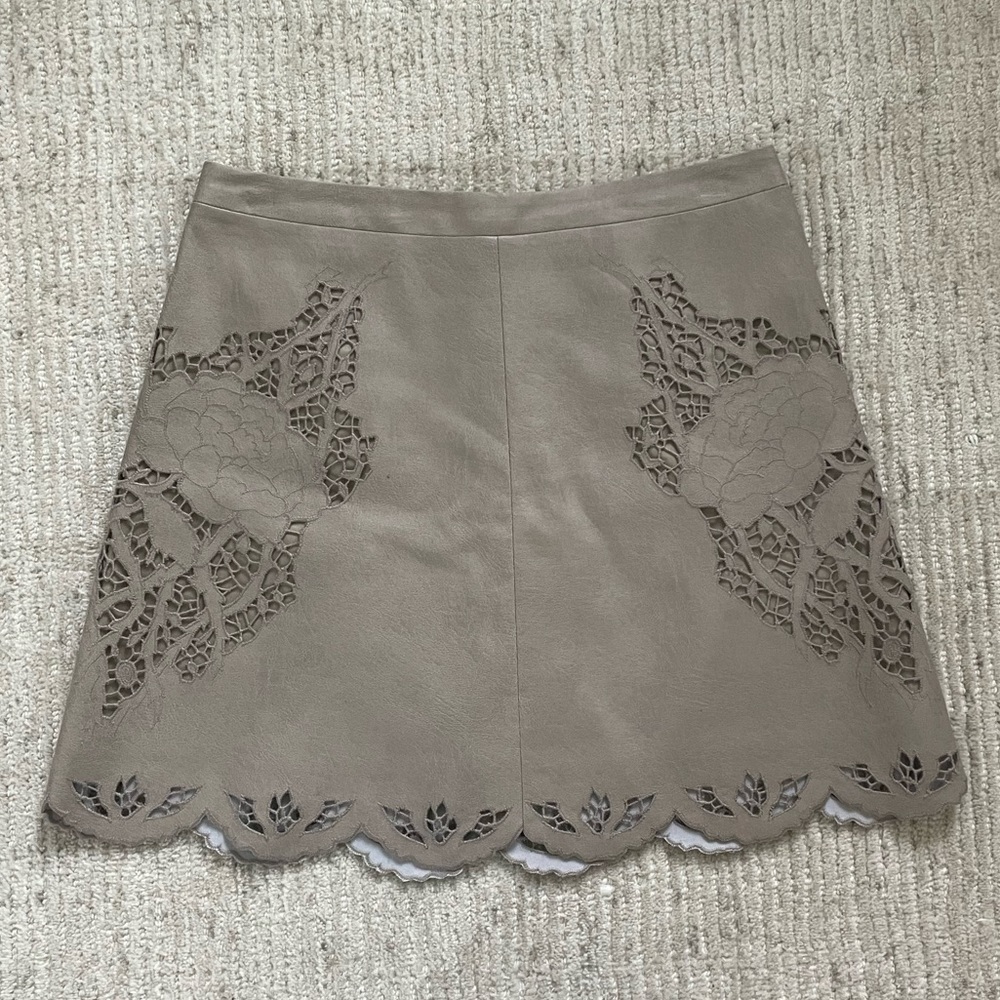 BCBG scalloped skirt